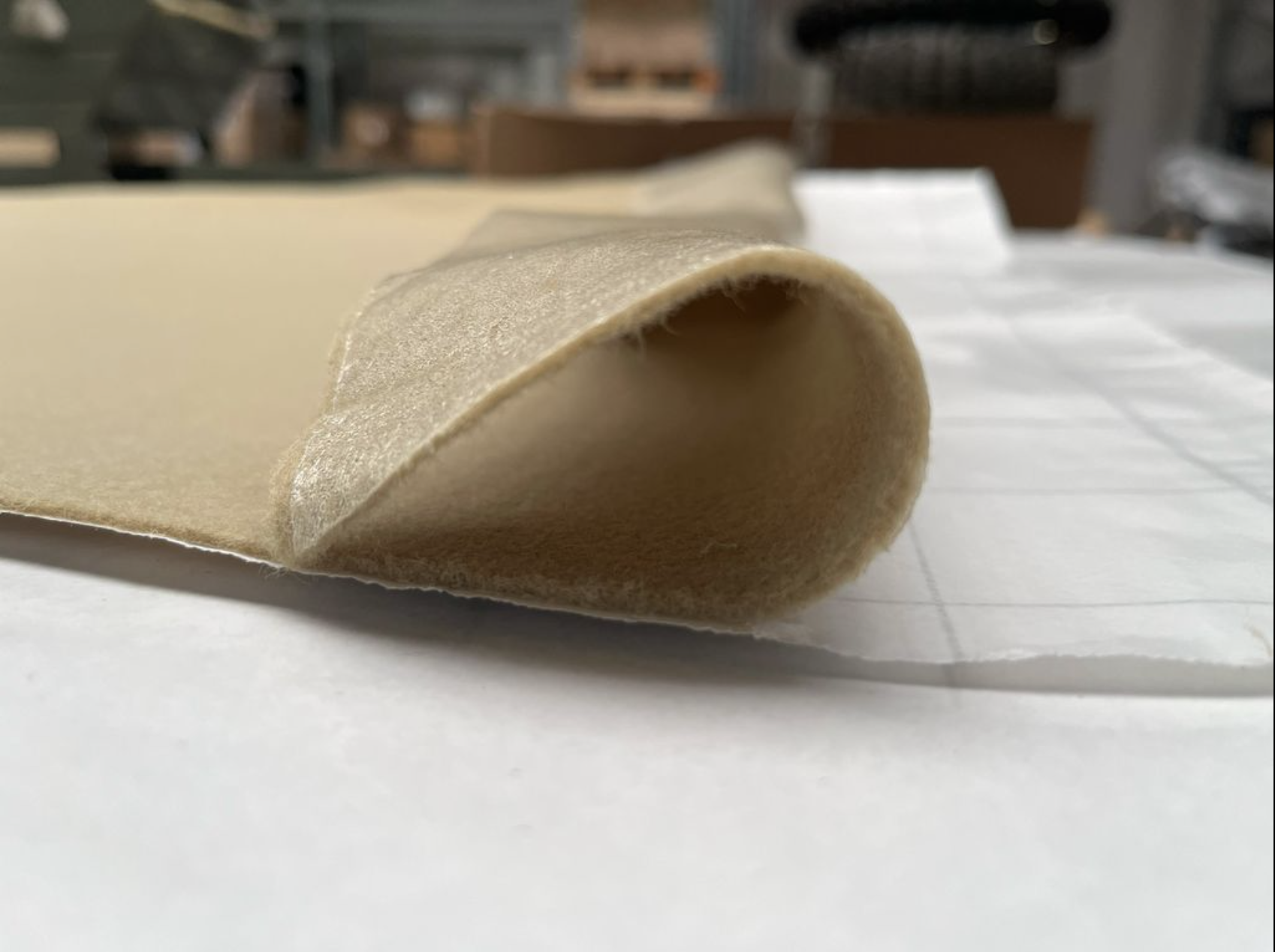 VANUE Camper Filz Beige – selbstklebend, 2,5 mm, 1,20 m Breite - Image 2